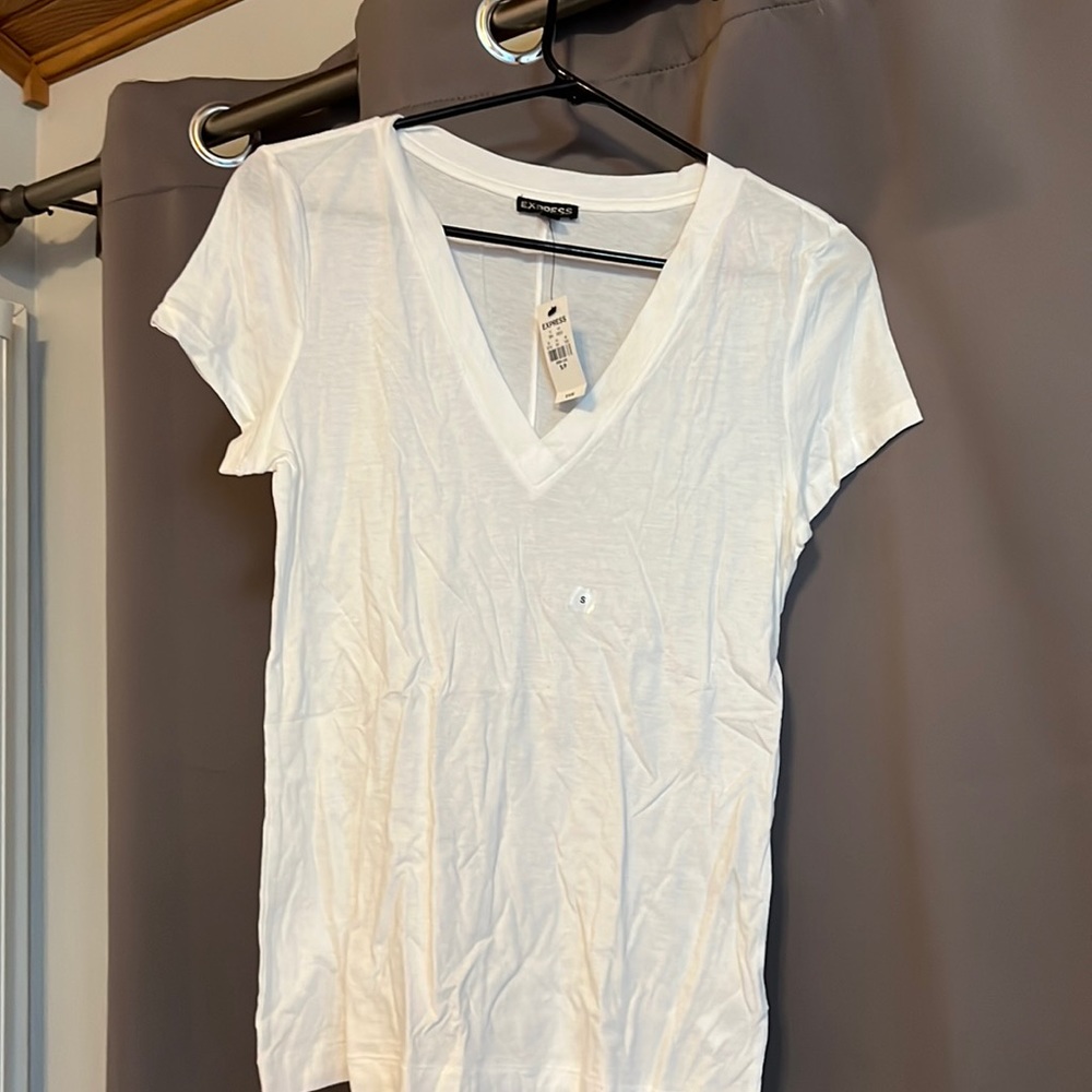 Express White Tee